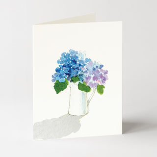 Hydrangea Blue - Flower Garden Card