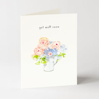 Pastel Arrangement - Get Well Card