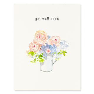 Pastel Arrangement - Get Well Card