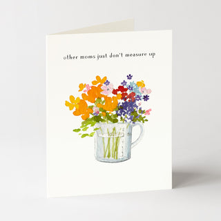 Flowers in Measuring Cup - Mother’s Day Card