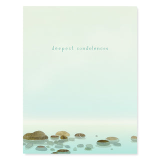 River Stones - Sympathy Card