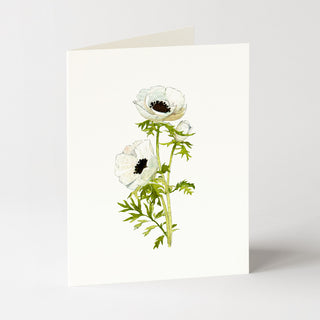 Anemone Blossoms - Flower Garden Card
