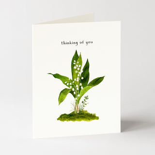 Lily of the Valley - Sympathy Card