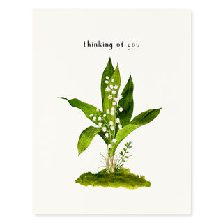 Lily of the Valley - Sympathy Card