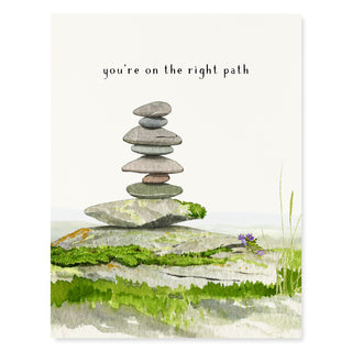 Right Path - Encouragement Card