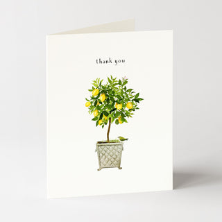 Lemon Topiary - Thank You Card