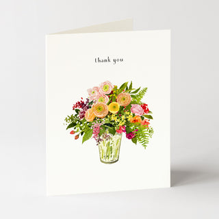 Sunrise Bouquet - Thank You Card