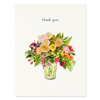Sunrise Bouquet - Thank You Card