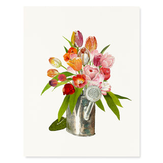The Watering Can - Flower Garden Card