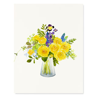 Sunshine Yellow - Flower Garden Card