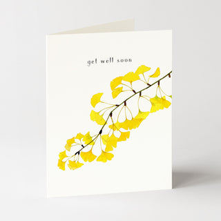 Golden Ginkgo - Get Well Card