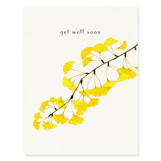 Golden Ginkgo - Get Well Card