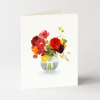 Rustic Bouquet - Flower Garden Card