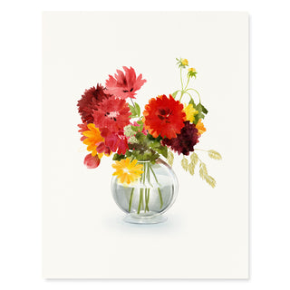 Rustic Bouquet - Flower Garden Card