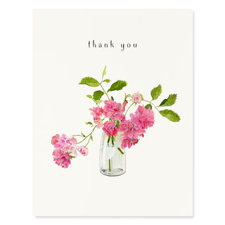 Wild Roses - Thank You Card