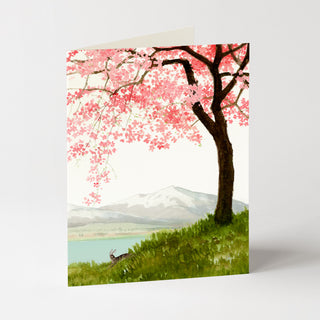 Blossoms by the Bank - Just Because Card