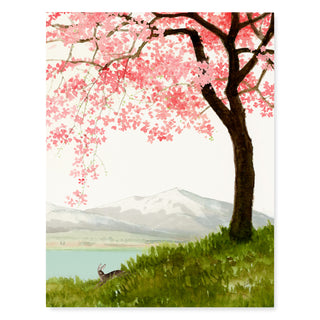 Blossoms by the Bank - Just Because Card