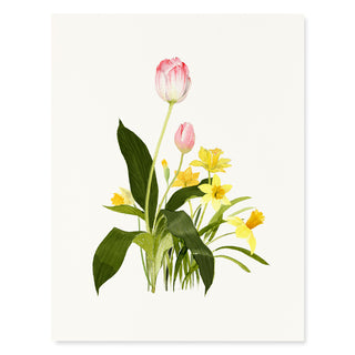 Spring Break - Flower Garden Card