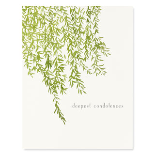 Weeping Willow - Sympathy Card