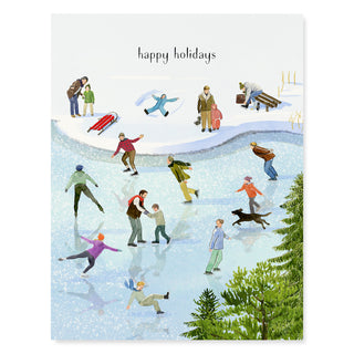 Ice Skating Fun - Holiday Card