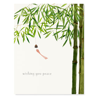 Peaceful Bamboo - Sympathy Card