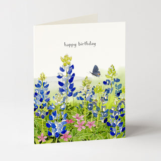 Birthday Bluebonnets - Birthday Card