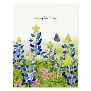 Birthday Bluebonnets - Birthday Card