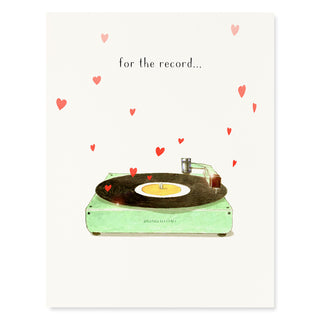 For the Record - Love & Friendship Card