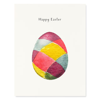Plaid Easter Egg - Easter Card