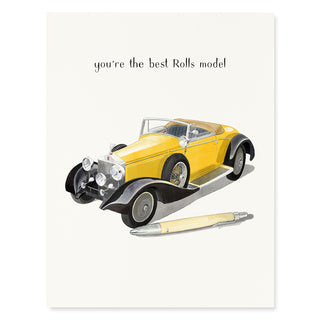Rolls Model - Father’s Day Card