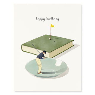 Golfer’s Birthday - Birthday Card