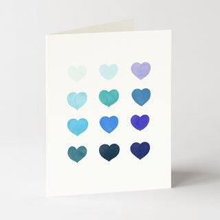 Blue Hearts - Just Because Card
