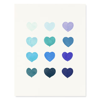 Blue Hearts - Just Because Card