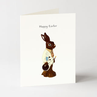 Chocolate Rabbit - Easter Card