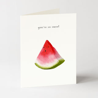 Watermelon Slice - Love & Friendship Card