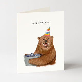 Berry Bear - Birthday Card
