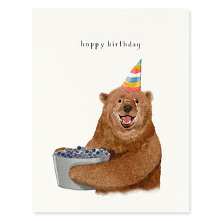 Berry Bear - Birthday Card