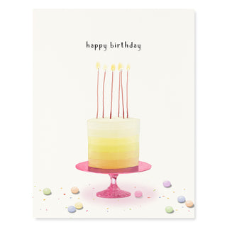 Ombre Cake - Birthday Card