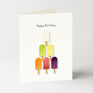 Rainbow Pops - Birthday Card