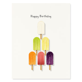Rainbow Pops - Birthday Card