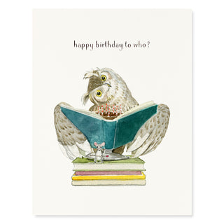 Birthday Who - Birthday Card