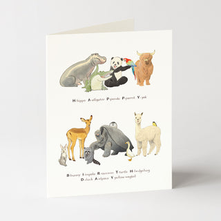 Birthday Zoo - Birthday Card