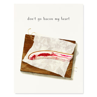 Bacon - Love & Friendship Card