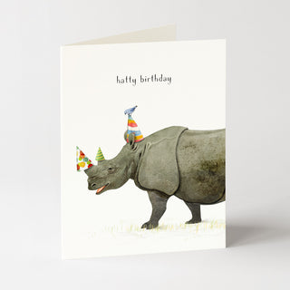 Birthday Rhino - Birthday Card