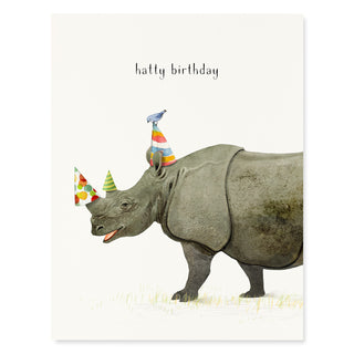 Birthday Rhino - Birthday Card