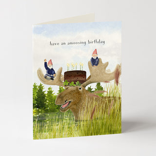 Amoosing Birthday - Birthday Card