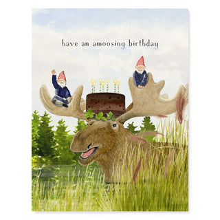 Amoosing Birthday - Birthday Card