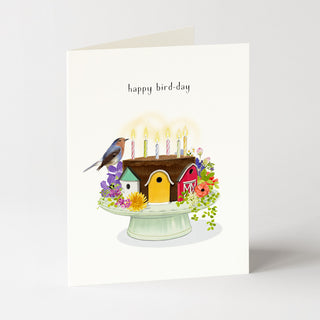 Birthday Birdhouse - Birthday Card