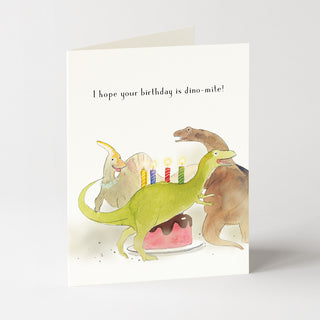 Jurassic Romp - Birthday Card