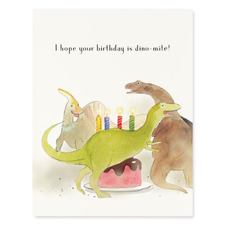 Jurassic Romp - Birthday Card